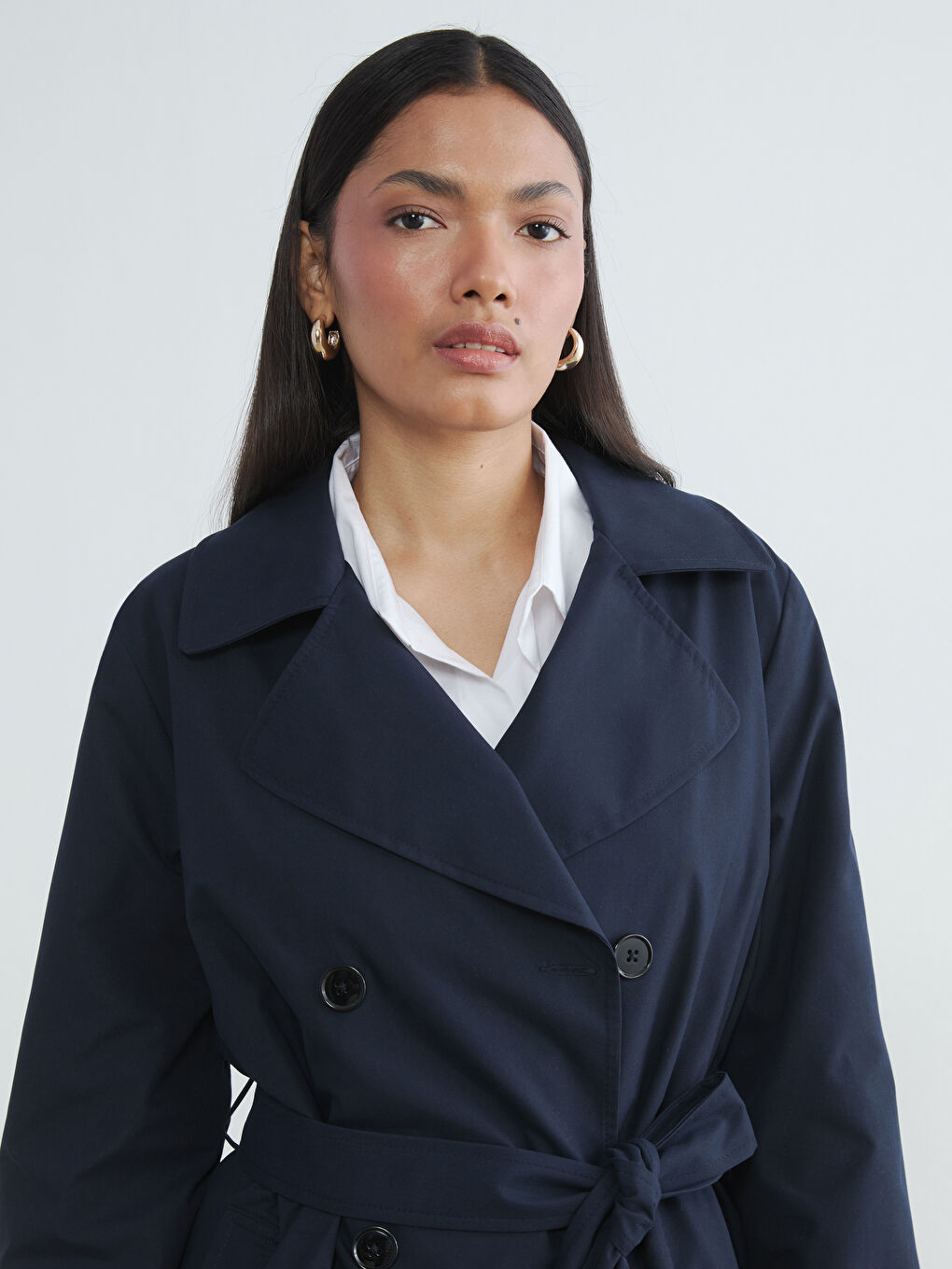 پالتۆی ترێنچکۆتی دوگمەدار بۆ ئافرەتان-2