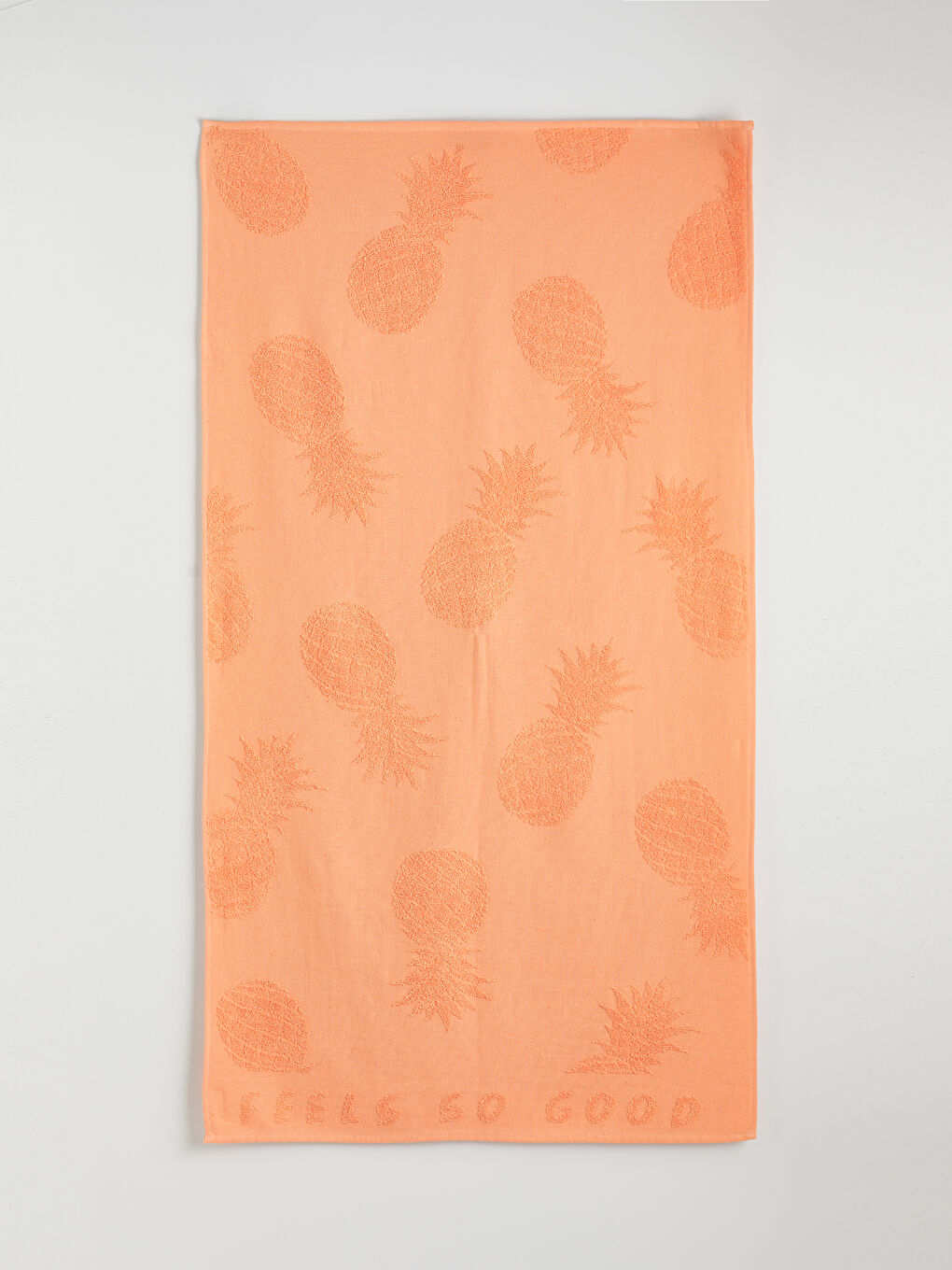 Mercan Desenli Kadın Pamuklu Havlu 70x140 cm-1