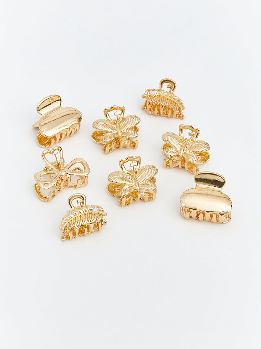 Karışık Kadın Mandal Toka Seti 8'li-1