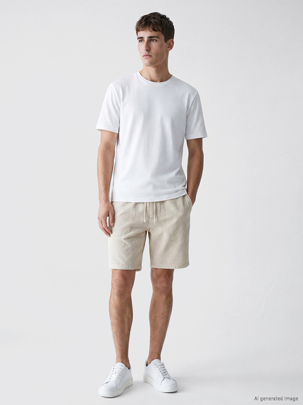 Loose Fit Men's Jean Shorts