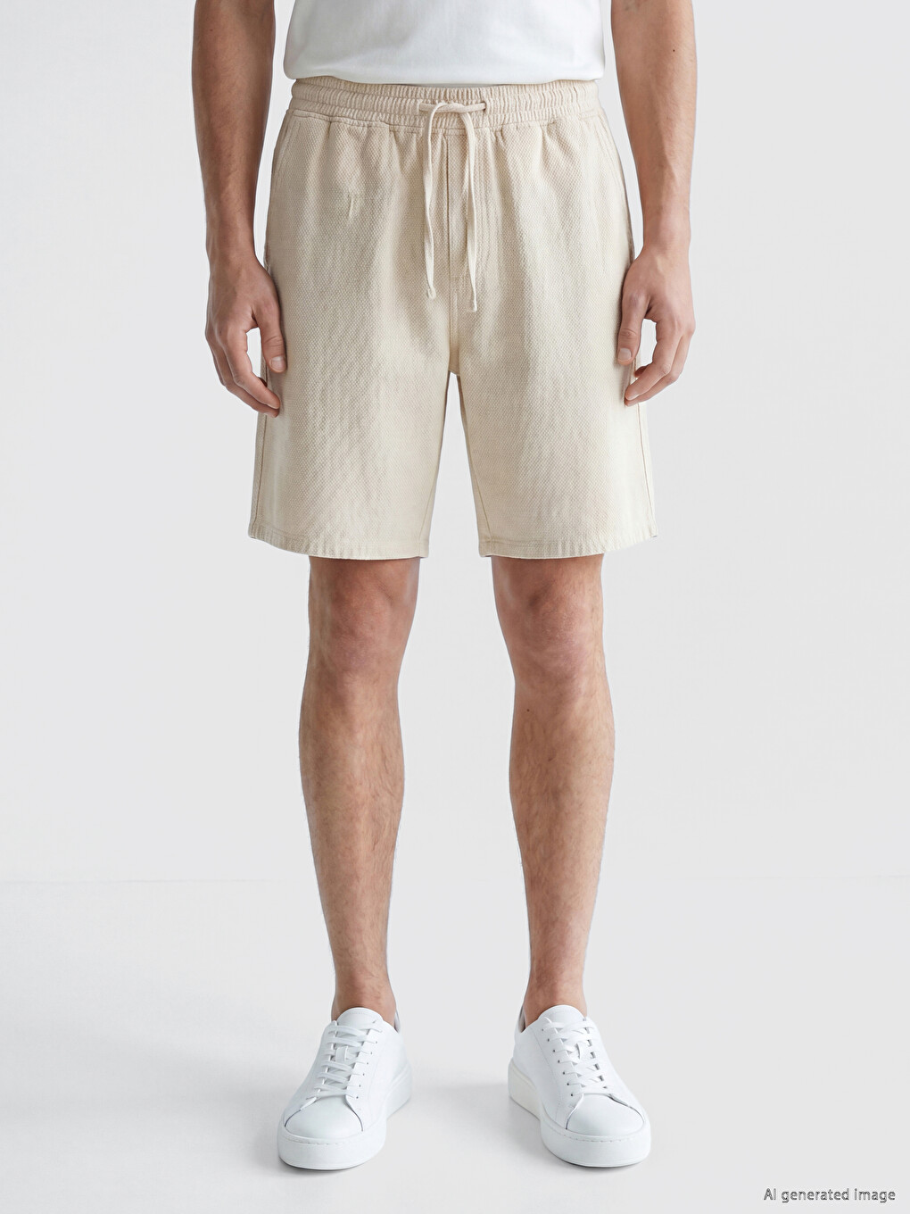 Loose Fit Men's Jean Shorts-1
