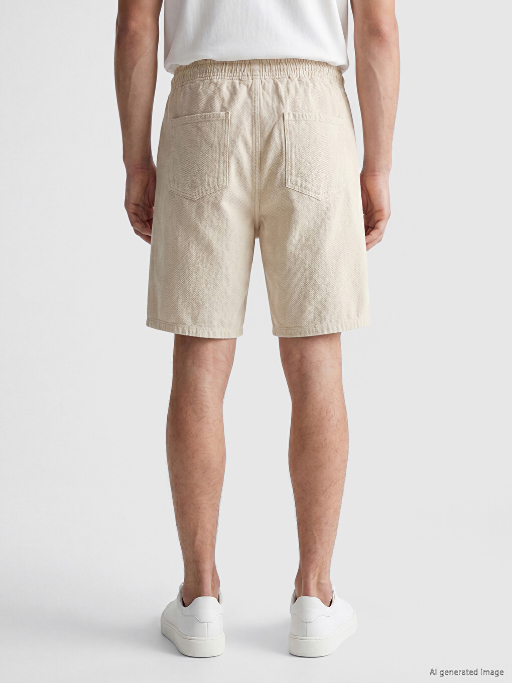 Loose Fit Men's Jean Shorts-3