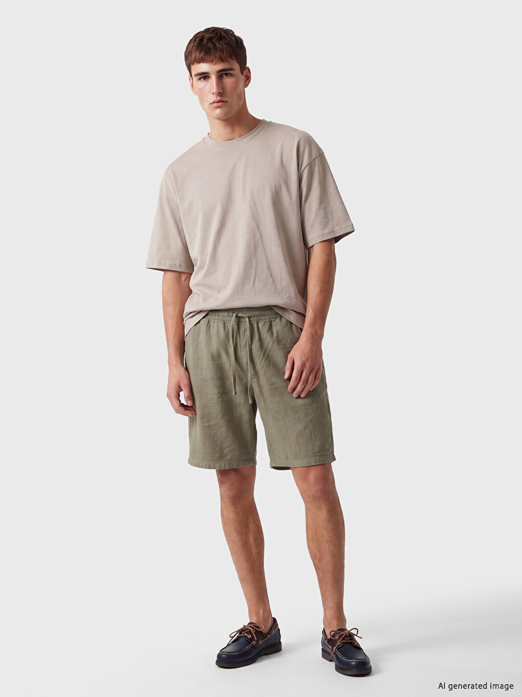 Loose Fit Erkek Jean Şort