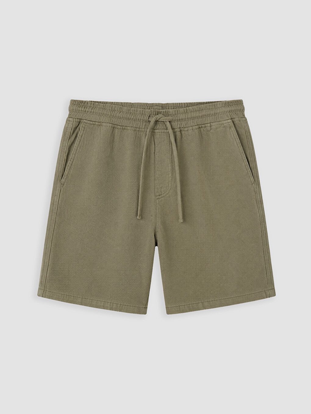 Loose Fit Men's Denim Shorts-4