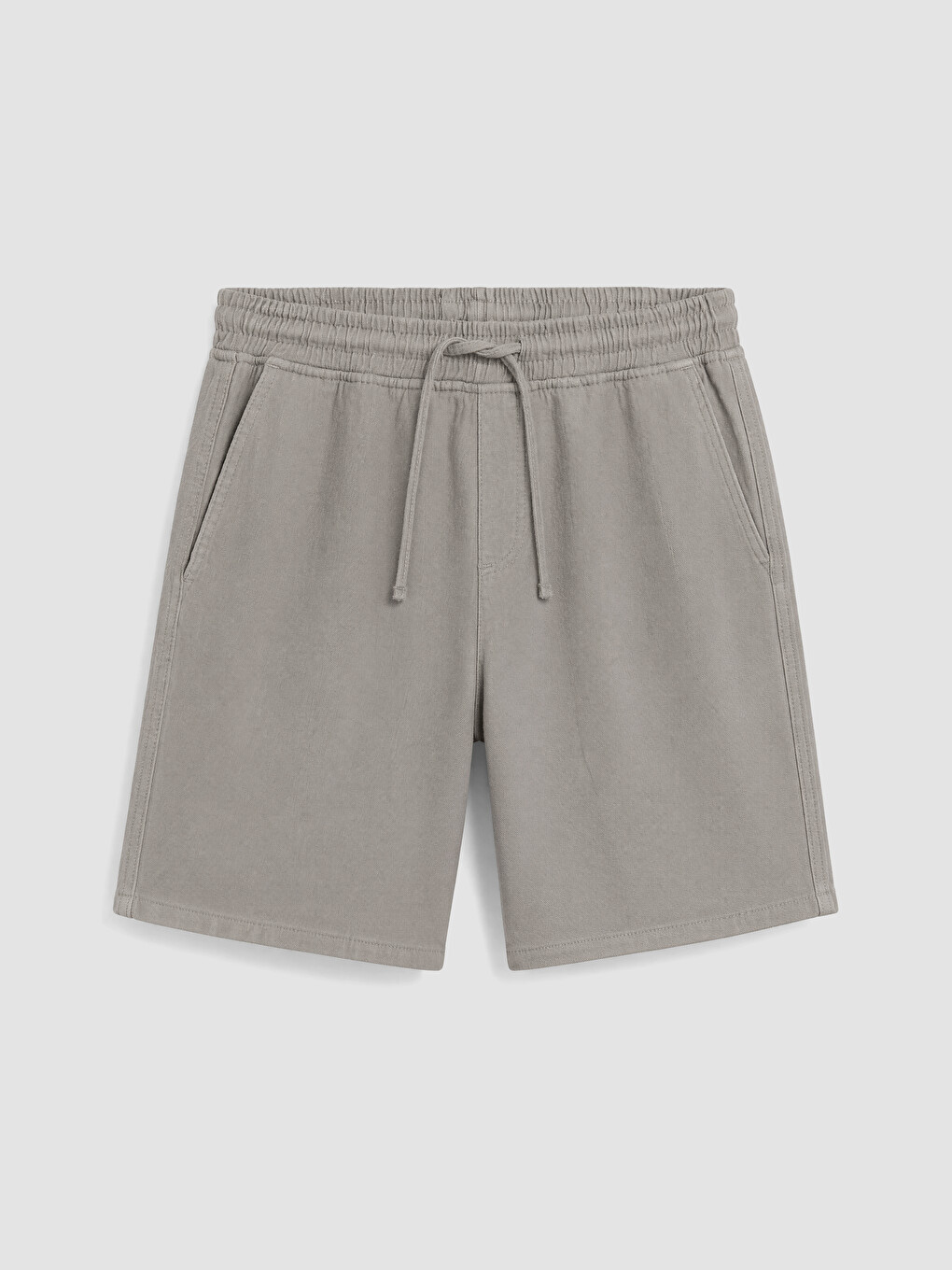 Yeşil Relax Fit Erkek Jean Şort
