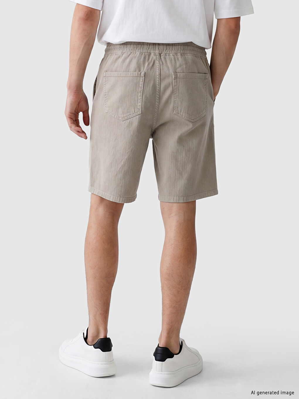 Relax Fit Men's Jean Shorts-2