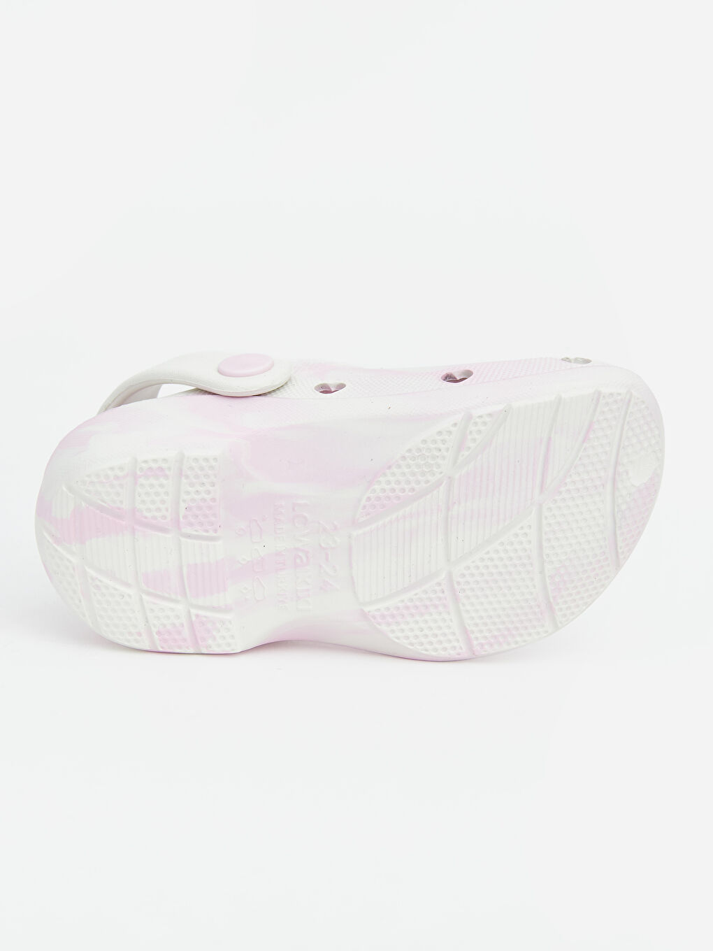 Beyaz Lilo & Stitch Baskılı Kız Çocuk Plaj Sandaleti-3