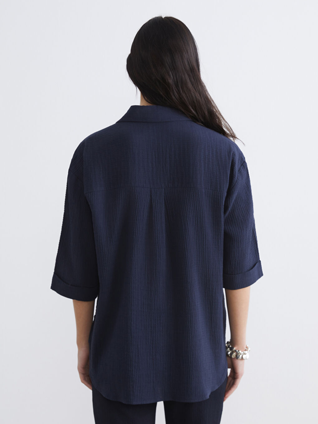 Woman NAVY Shirt-7