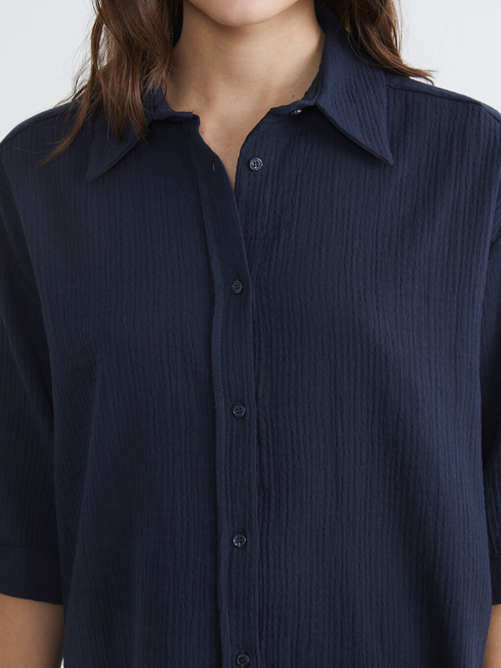 Woman NAVY Shirt-4