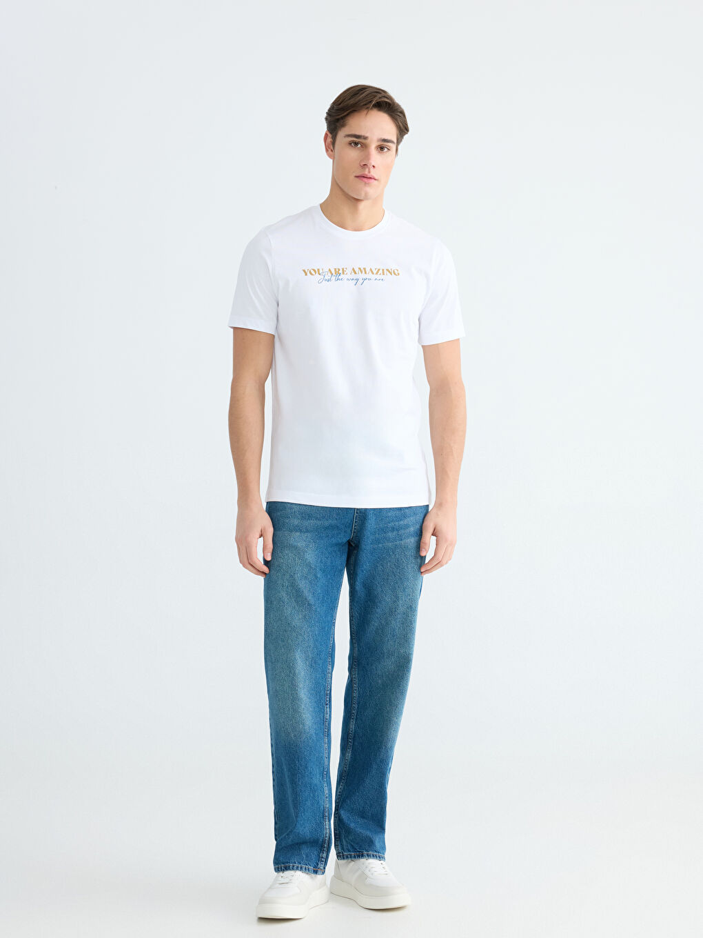 Man WHITE T-Shirt-1