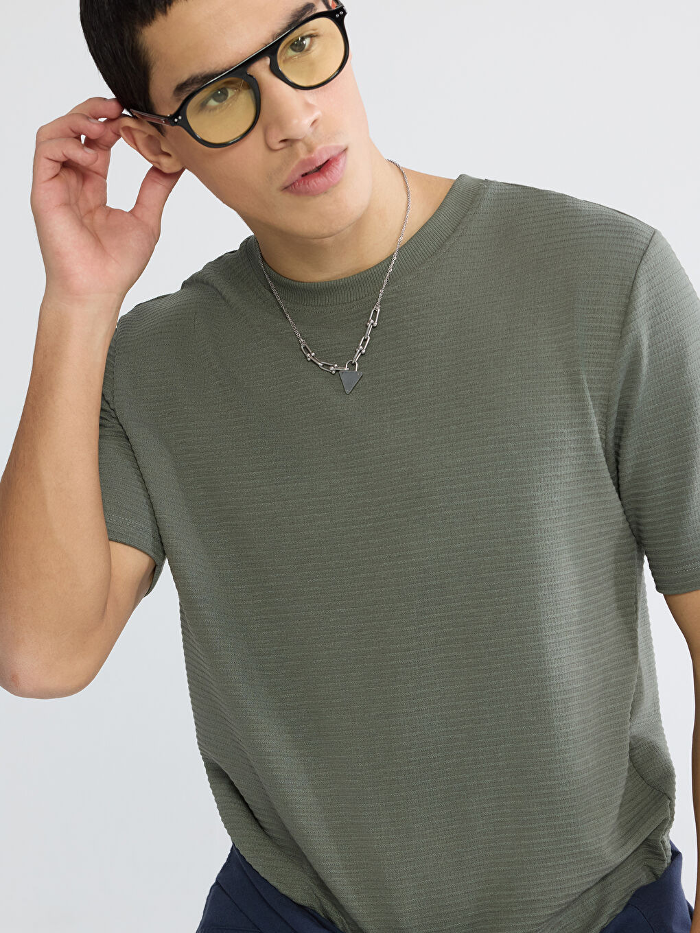 Man KHAKI T-Shirt-2