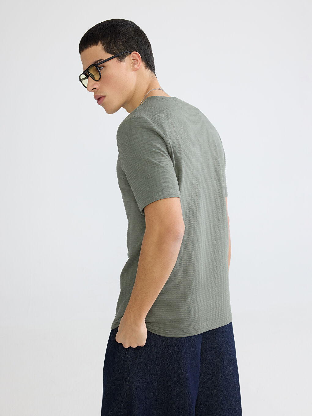 Man KHAKI T-Shirt-3
