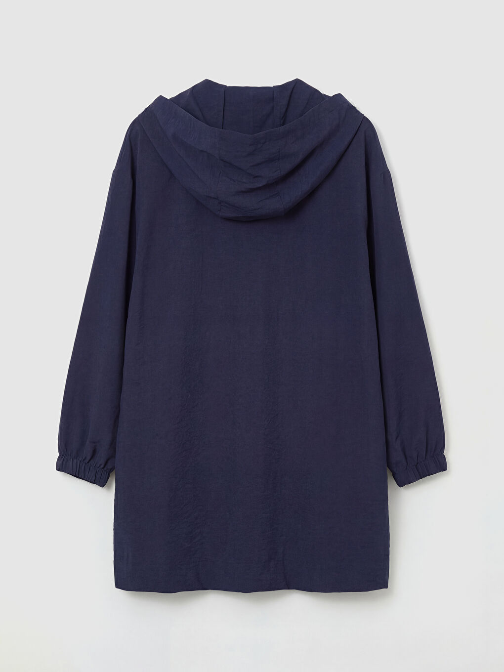 Lacivert Kapüşonlu Kadın Tunik-5