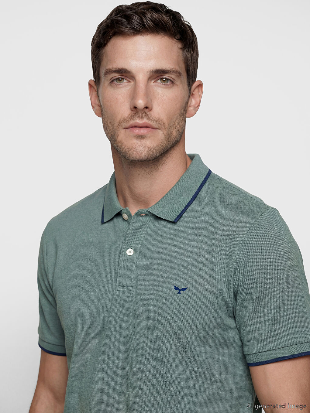 Polo Collar Pique Men's T-Shirt