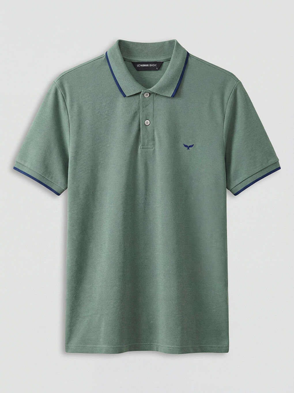 Polo Collar Pique Men's T-Shirt-4