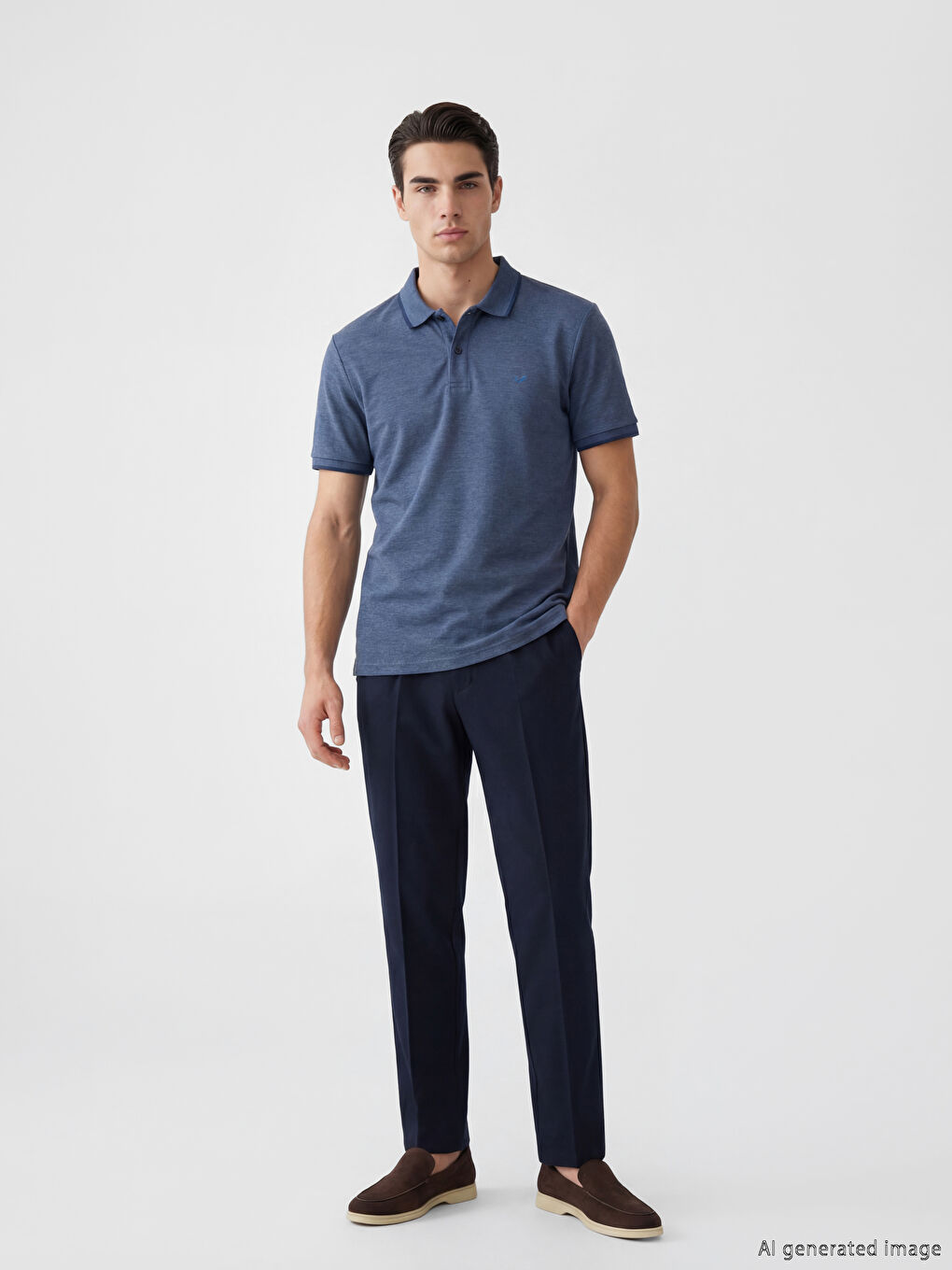 تي شيرت رجالي بياقة بولو من بيكيه-1