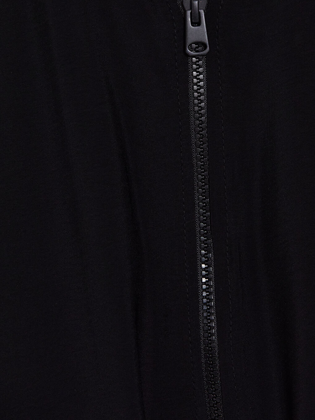 Siyah Hakim Yaka Beli Büzgülü Kadın Tunik-2