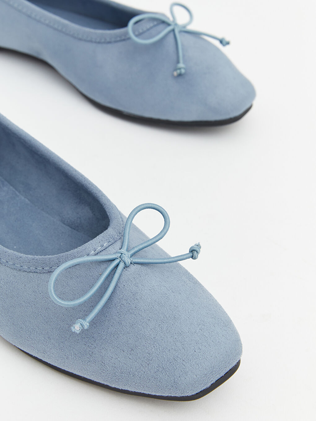 Mavi Deri Görünümlü Kadın Babet-2