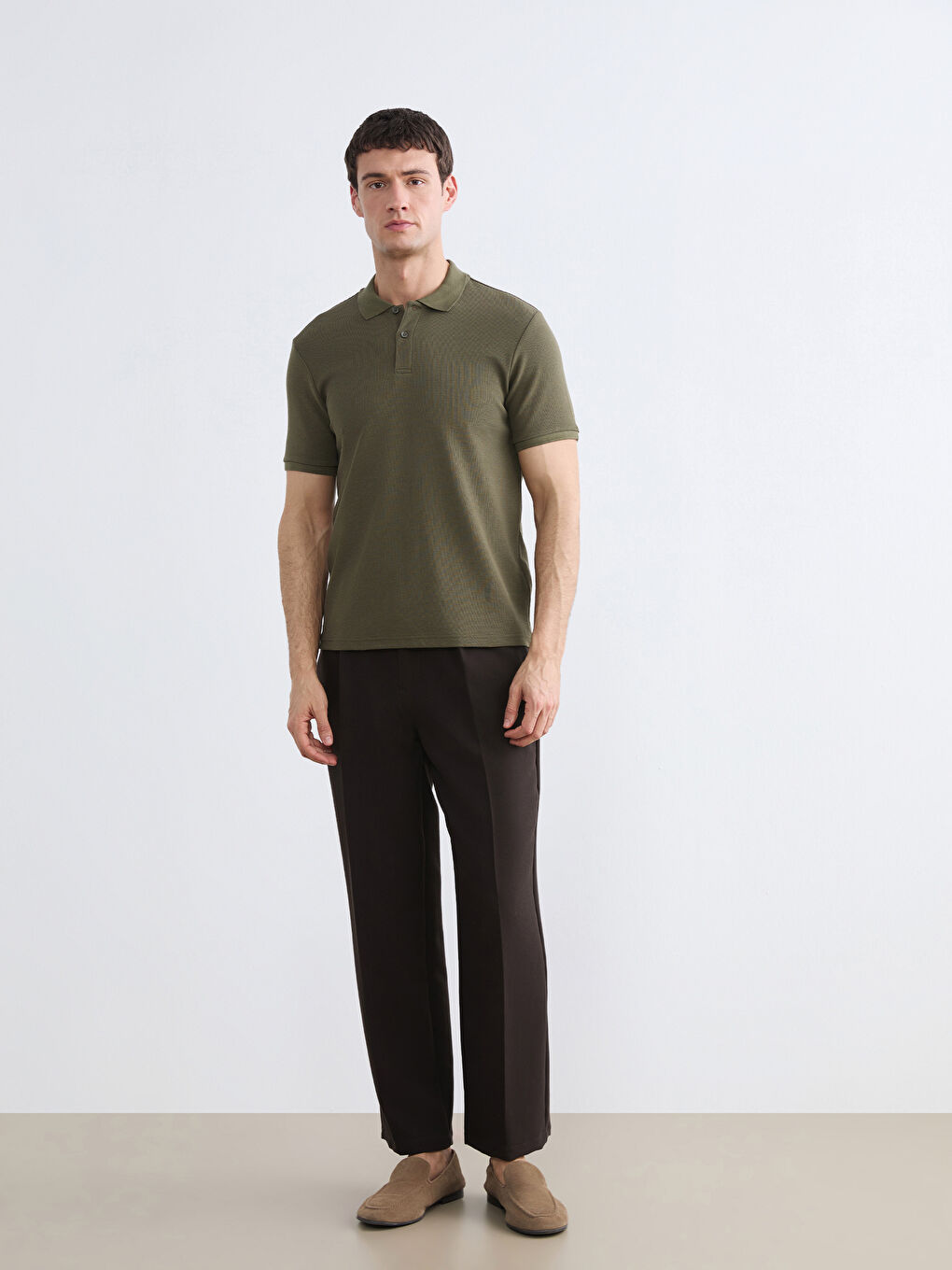 تي شيرت رجالي بياقة بولو-1