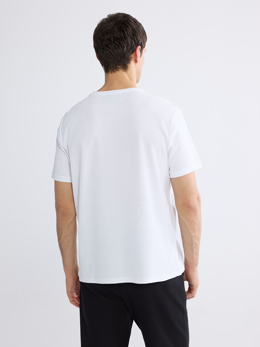 Men's Crew Neck Jersey T-Shirt-3