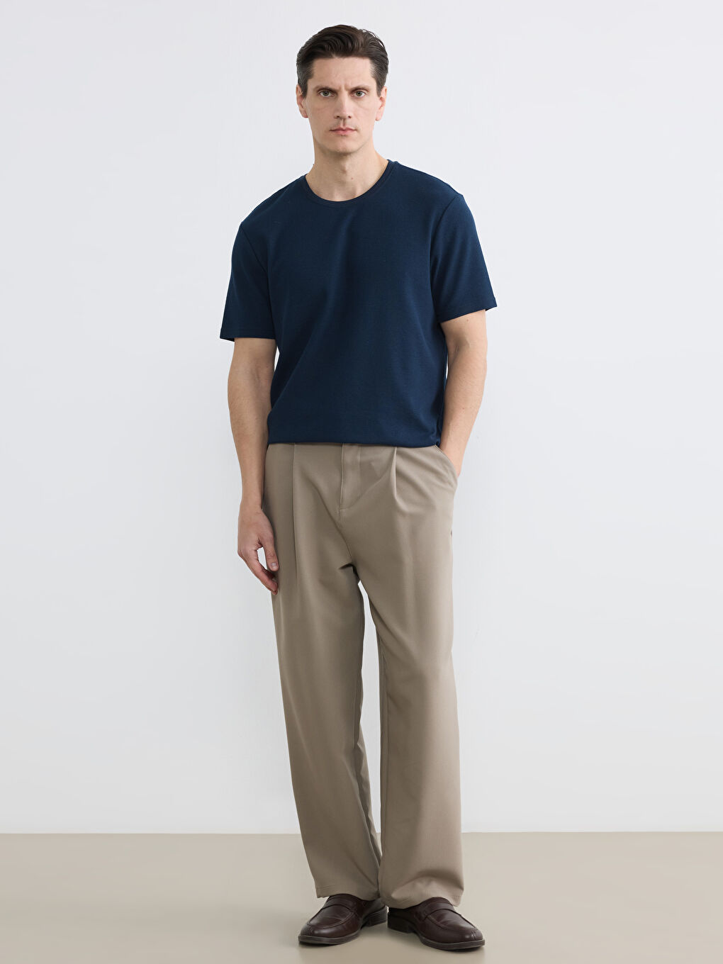 Men's Crew Neck Jersey T-Shirt-1