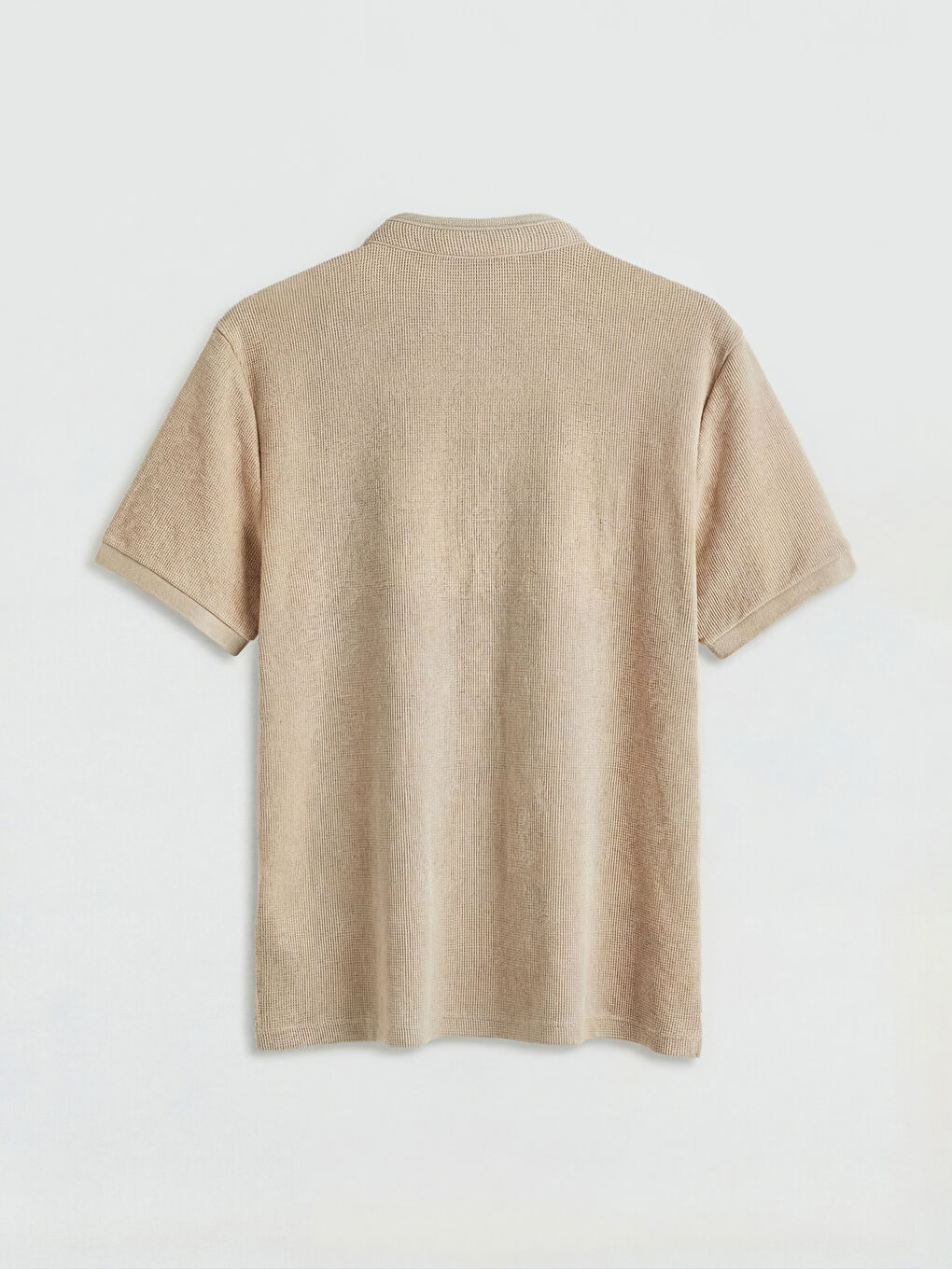 Textured Henley Tee for Men-2
