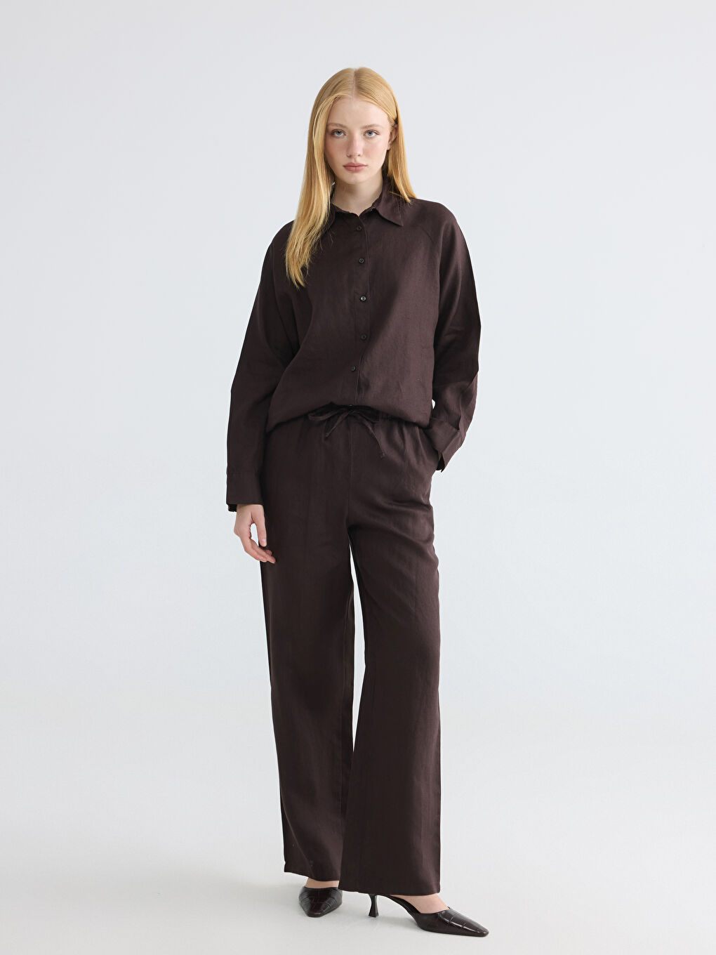 Women's Linen Shirt-1