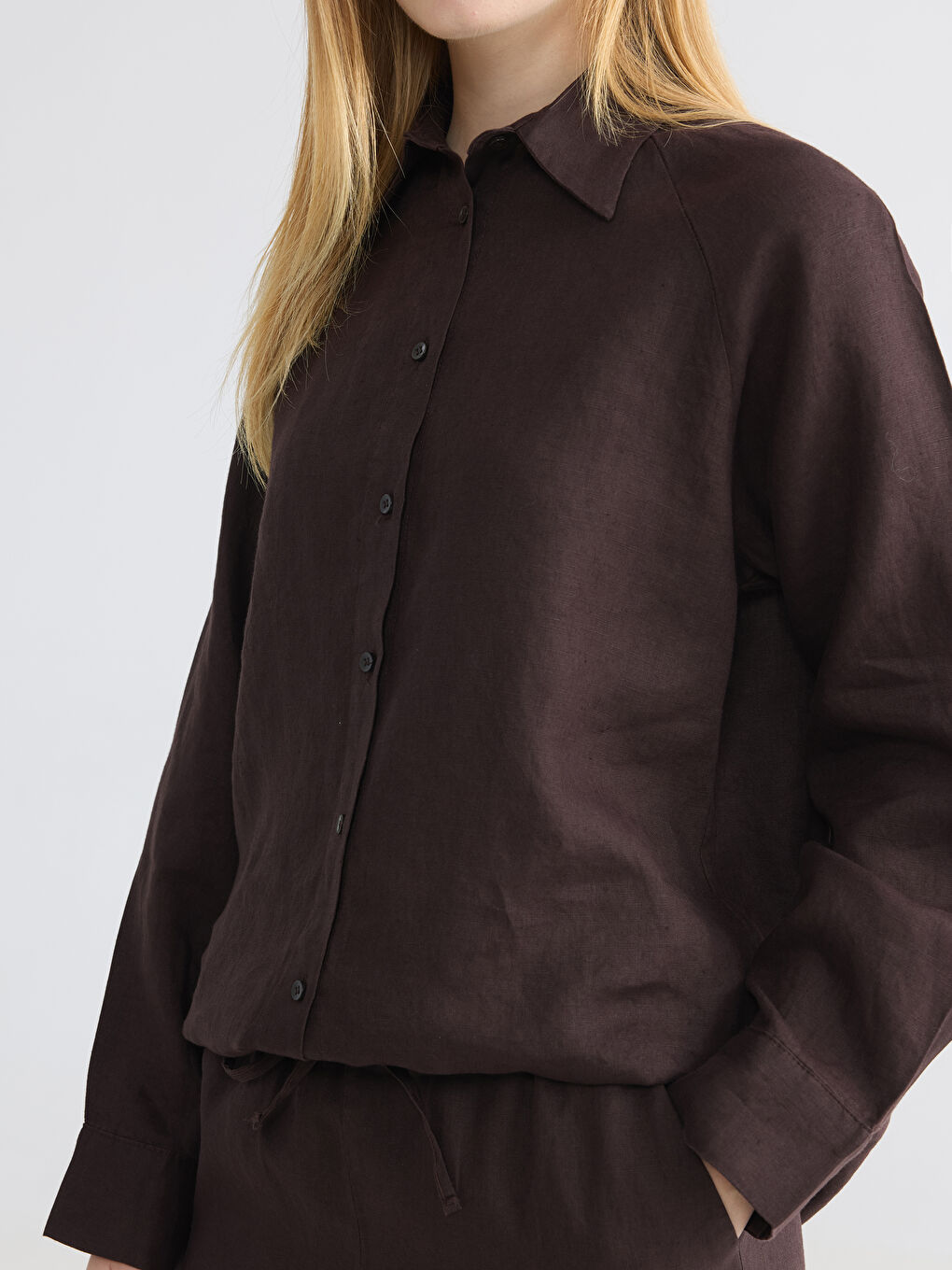 Women's Linen Shirt-2