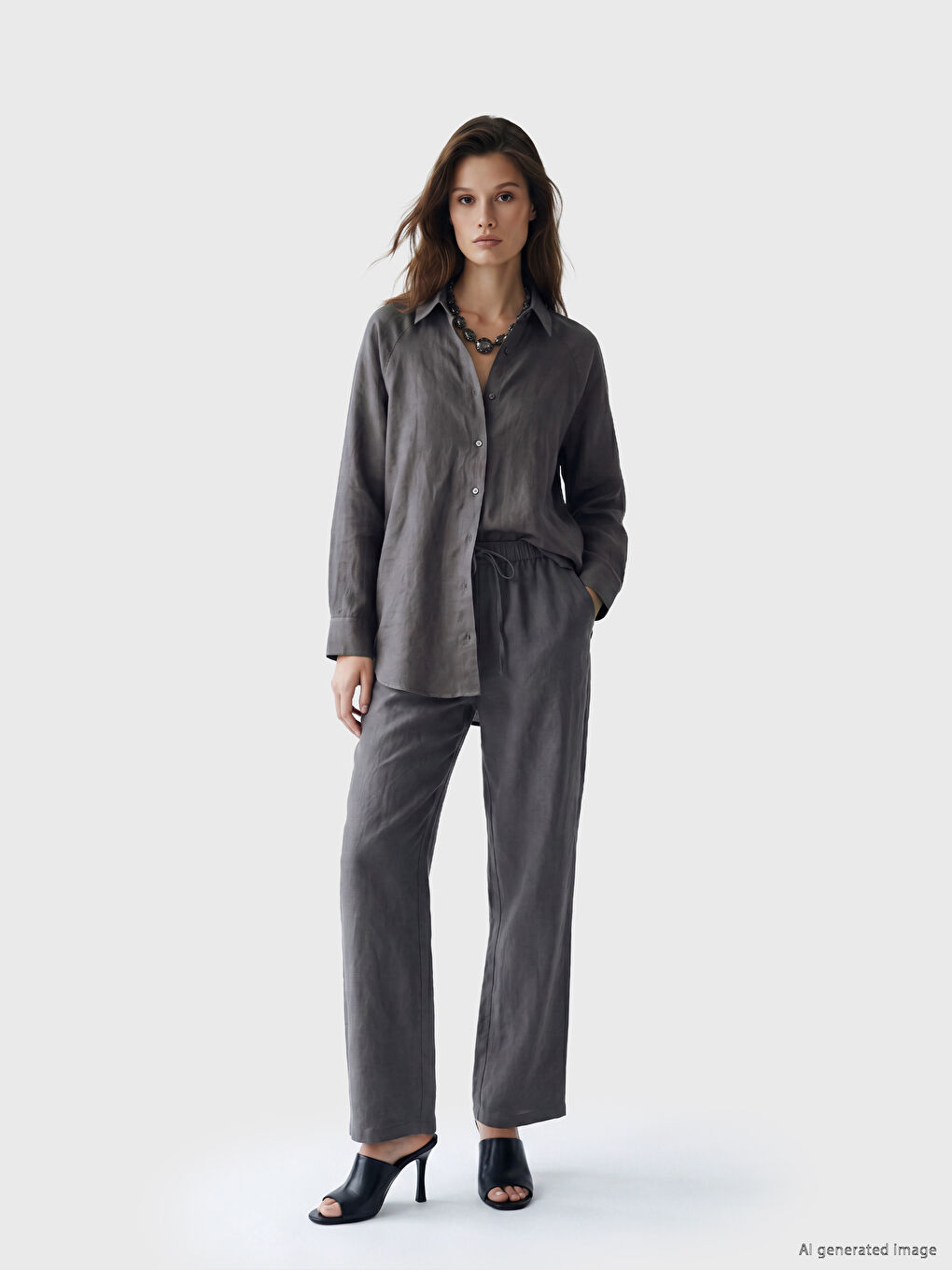Women's Linen Shirt-1