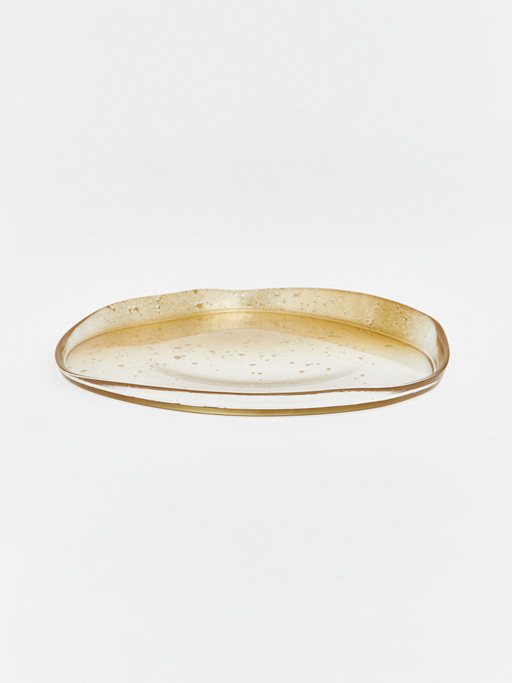 Sarı Cam Tabak Seti 4'lü 18 cm-2