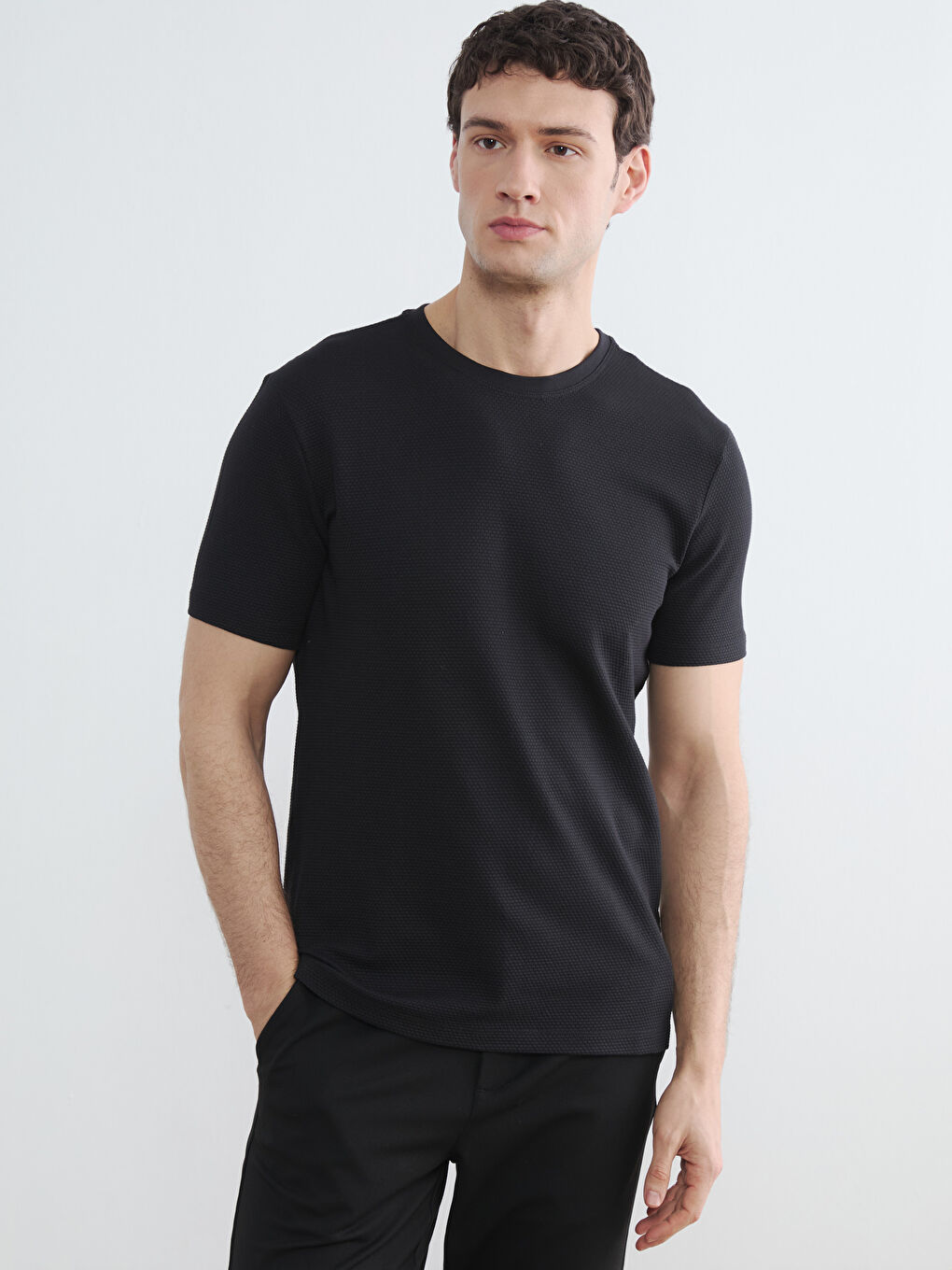 Slim Fit Crew Neck Men's T-Shirt