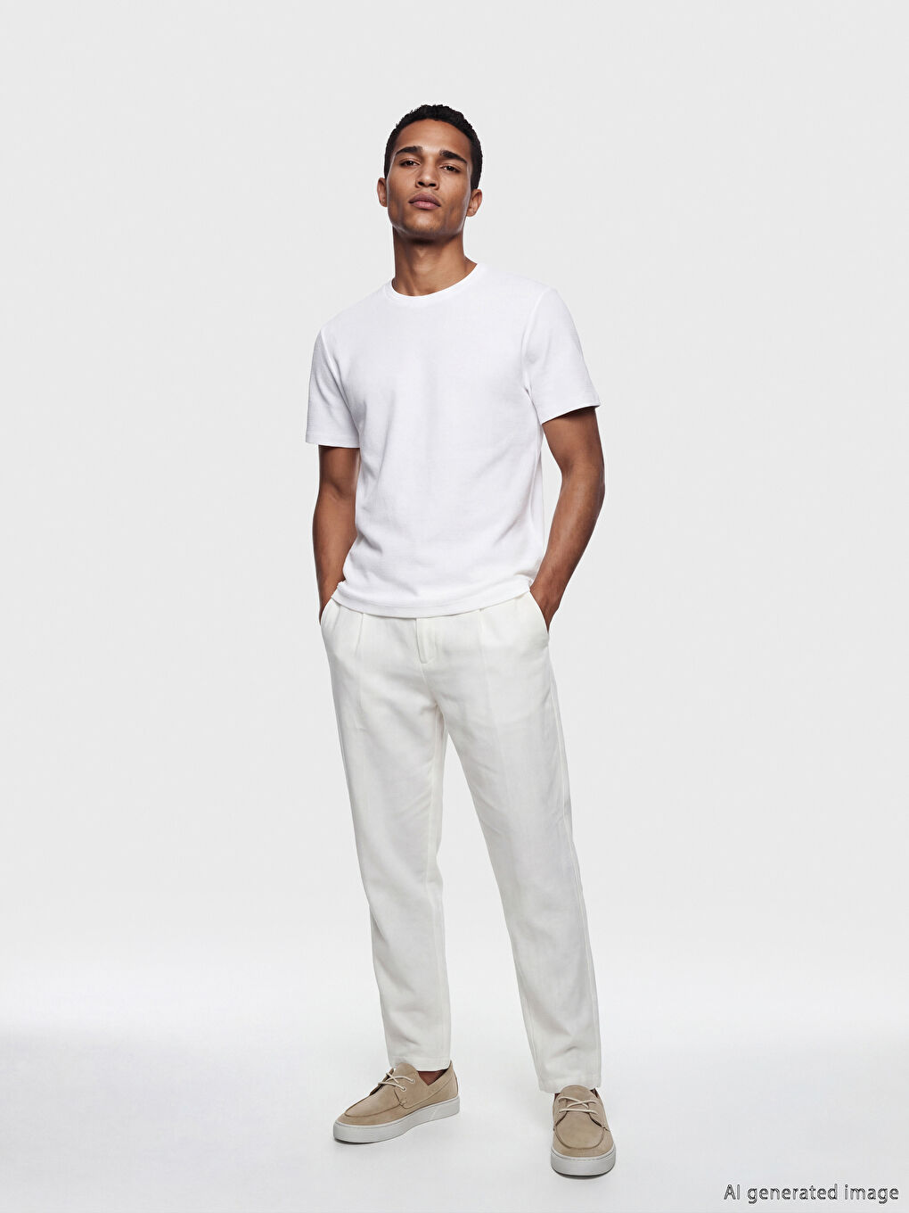 Slim Fit Crew Neck Men's T-Shirt-1