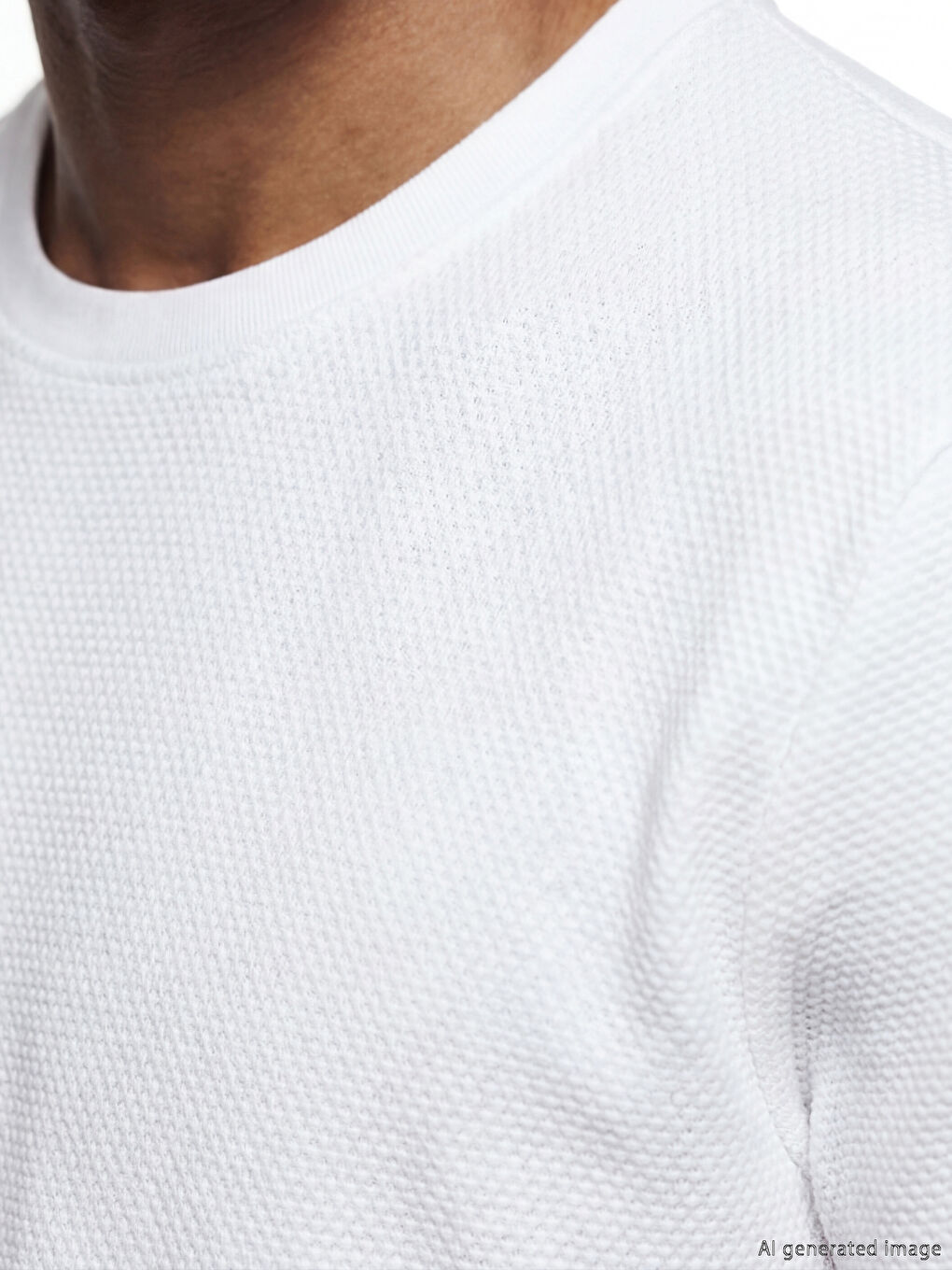 Slim Fit Crew Neck Men's T-Shirt-2