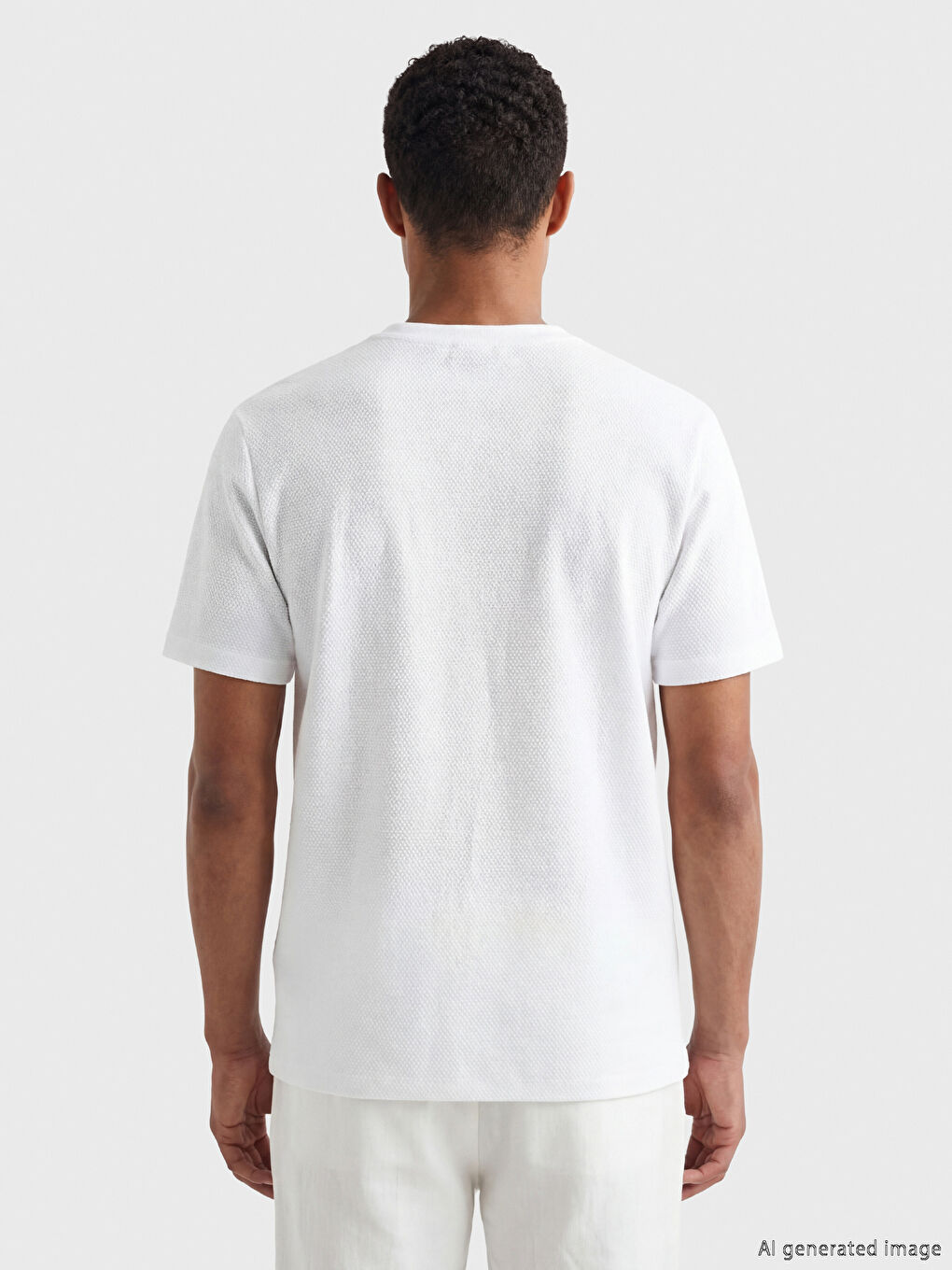 Slim Fit Crew Neck Men's T-Shirt-3