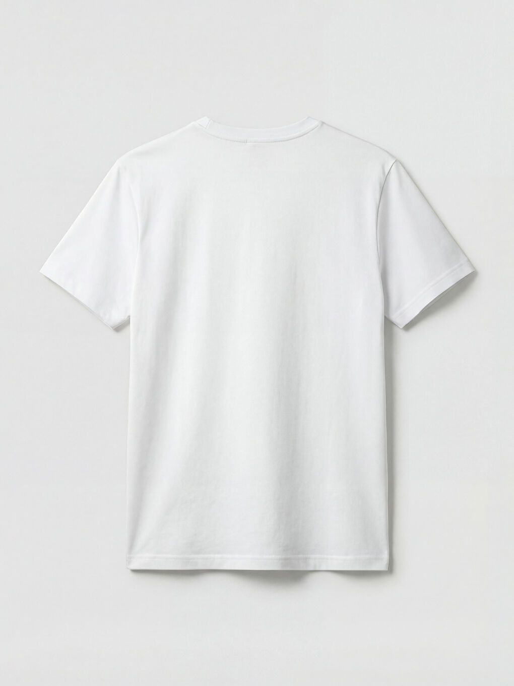 تي شيرت رجالي بياقة دائرية-5