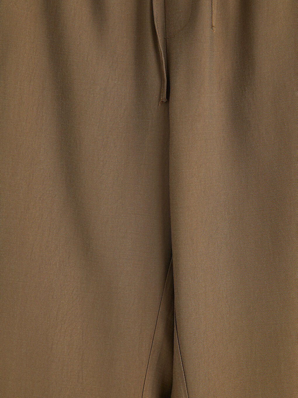 Haki Beli Lastikli Loose Fit Kadın Pantolon	-2