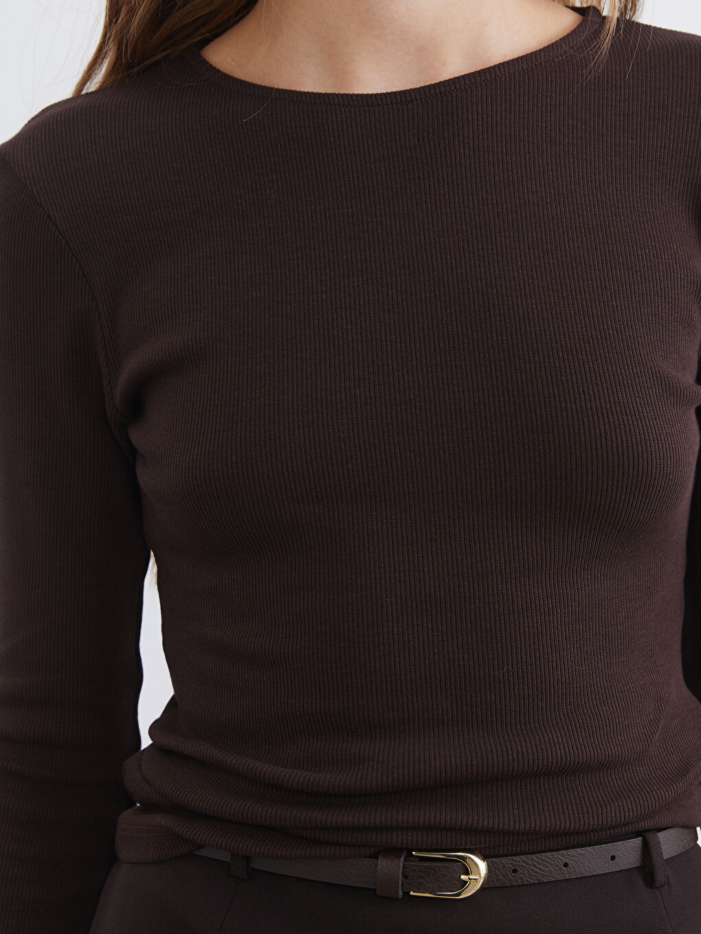 Women's bodysuit with a crew neck and Spanish sleeves.-2