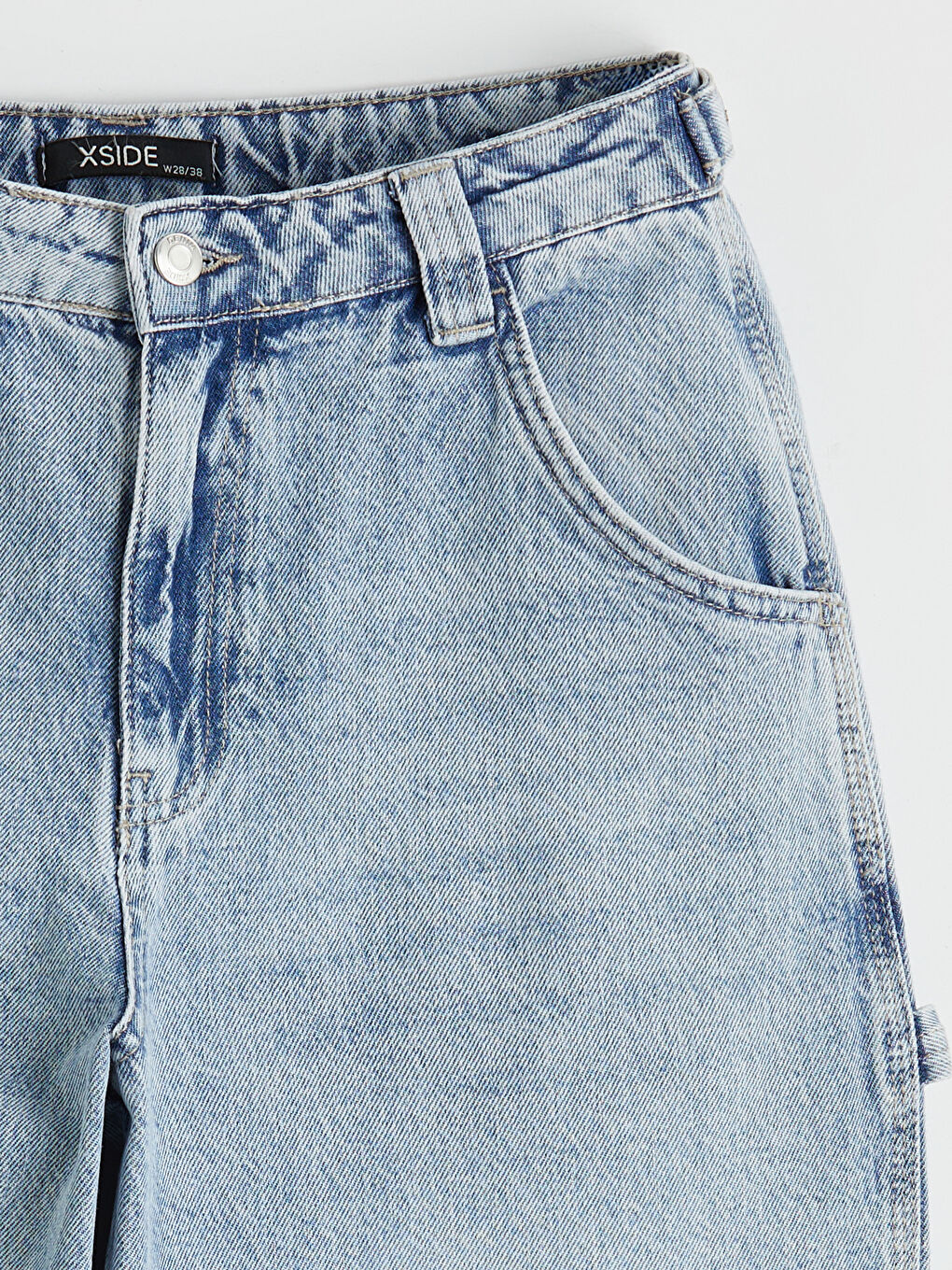 Mavi Wideleg Kadın Jean Pantolon-1