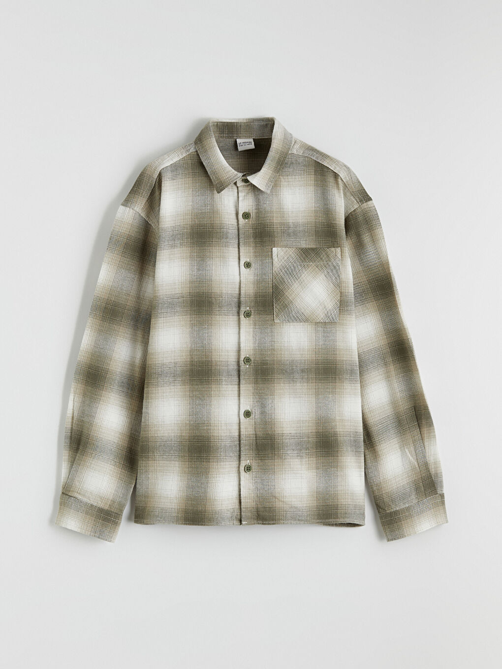 Plaid Flannel Shirt for the Young Gentleman.