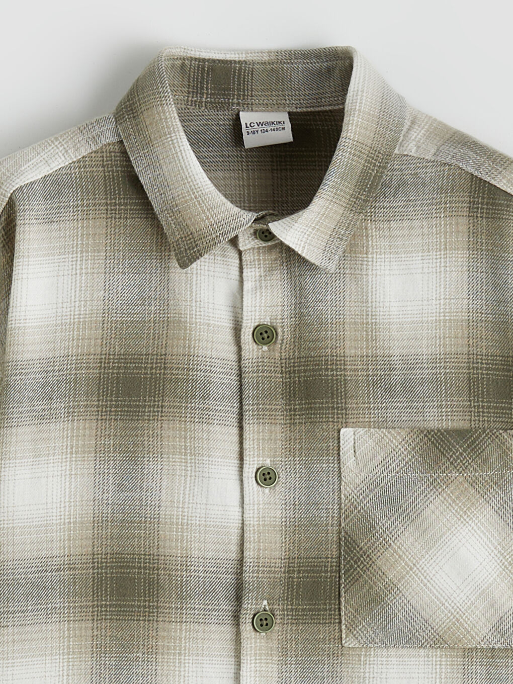 Plaid Flannel Shirt for the Young Gentleman.-1