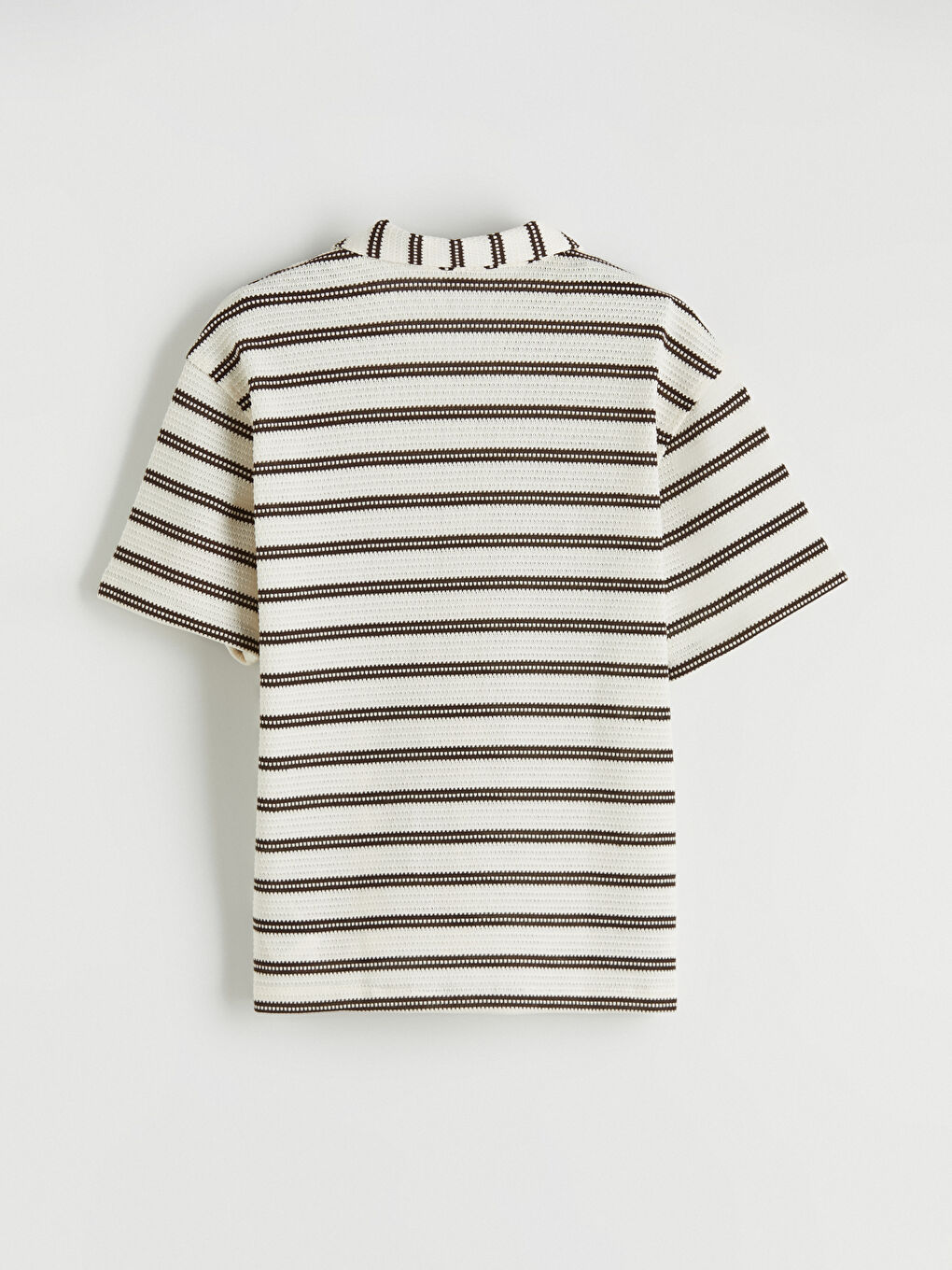 Kahverengi Çizgili Erkek Çocuk Gömlek-2