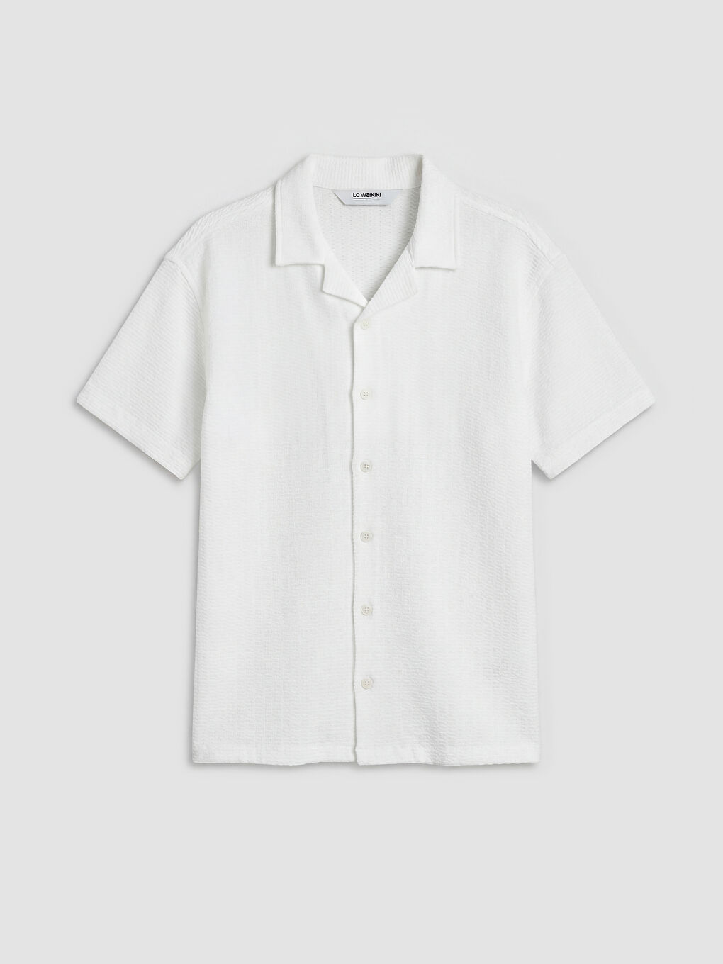 Beyaz Resort Yaka Erkek Çocuk Gömlek