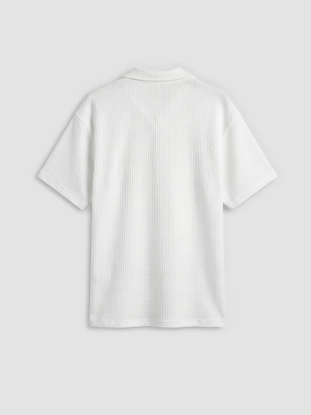 Beyaz Resort Yaka Erkek Çocuk Gömlek-1