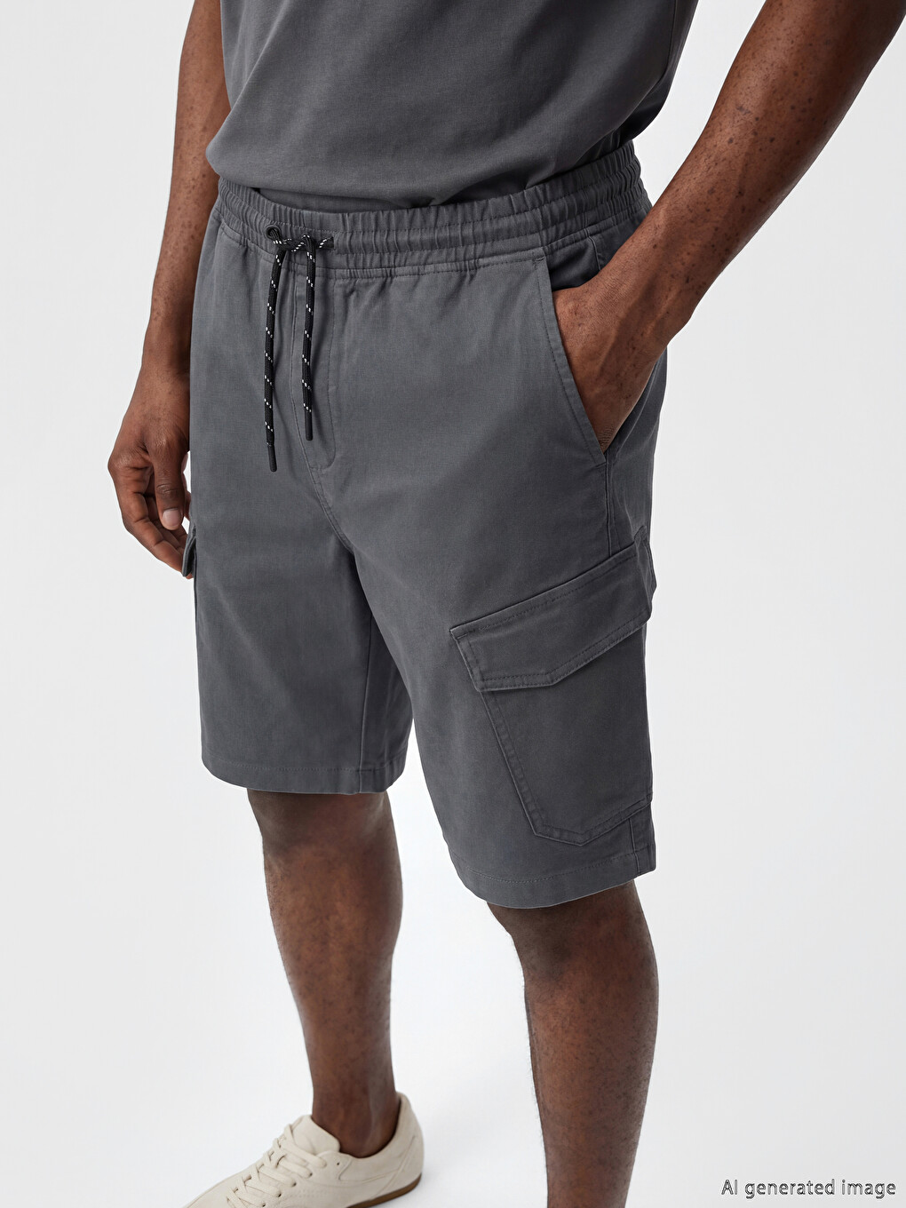 Slim fit muški cargo šorts-2