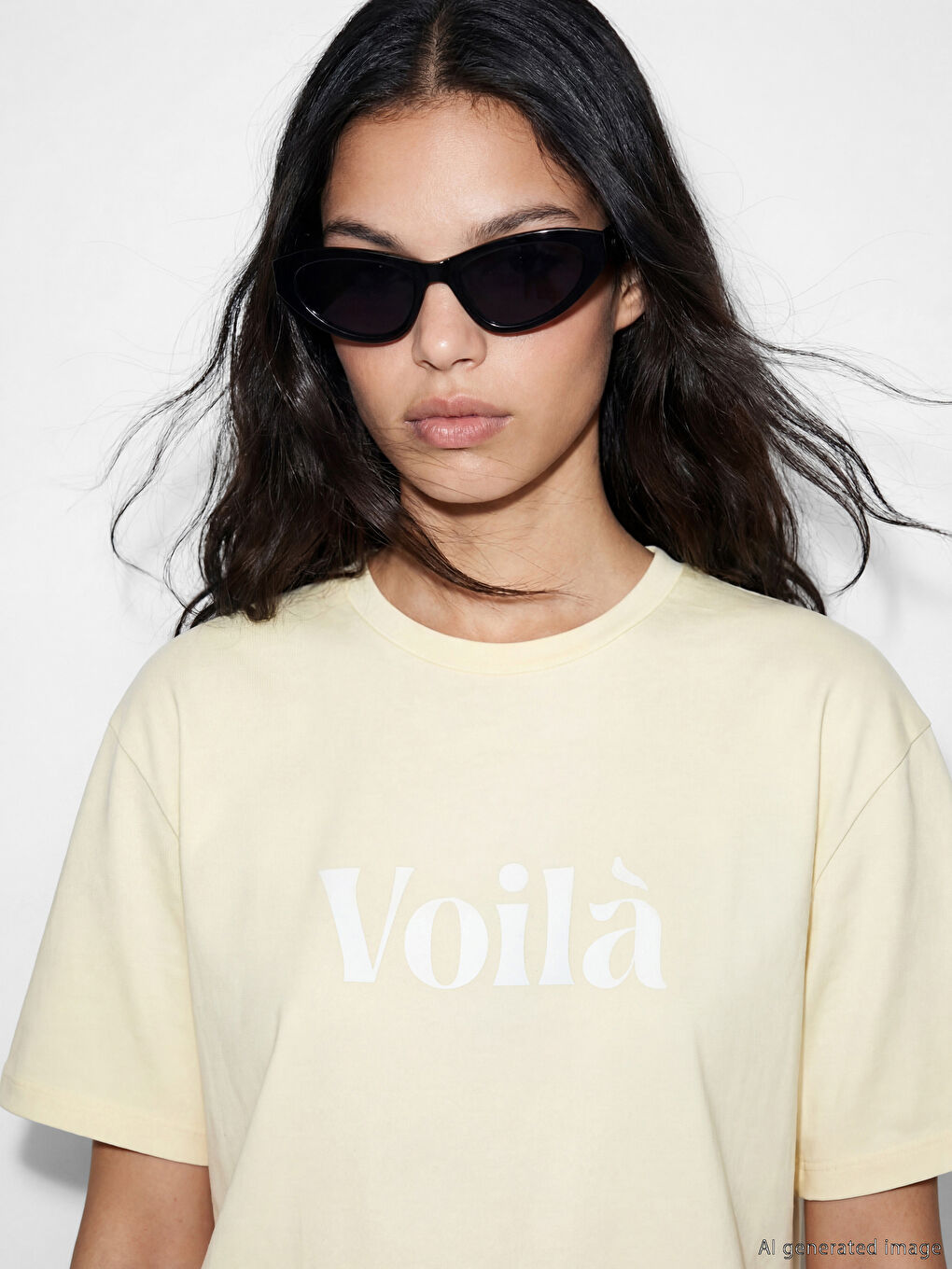 Letter Printed Soft Touch Women's T-shirt