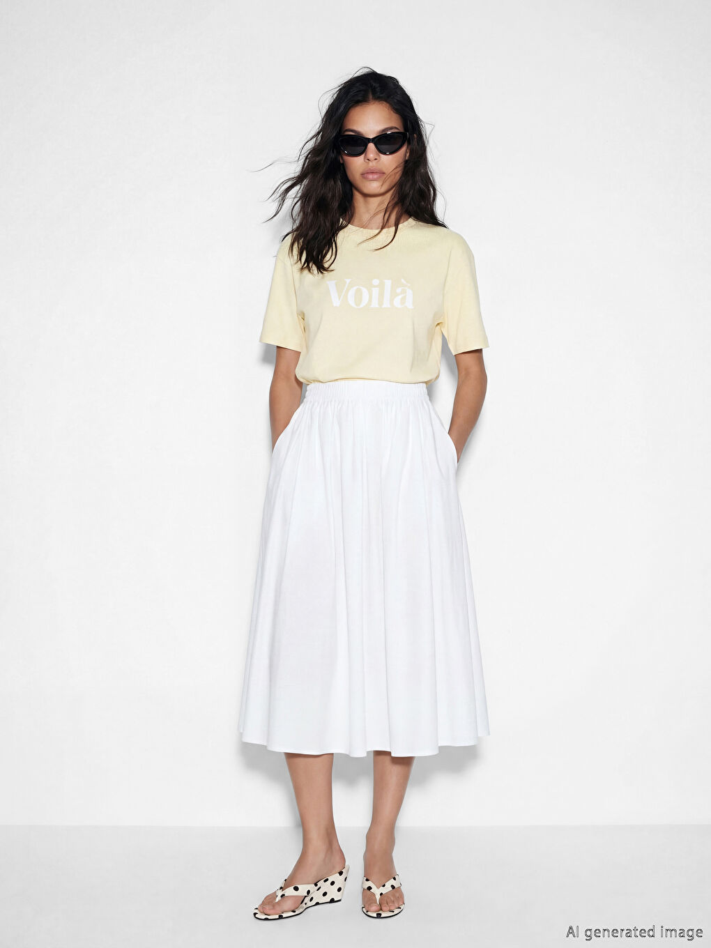 Letter Printed Soft Touch Women's T-shirt-1