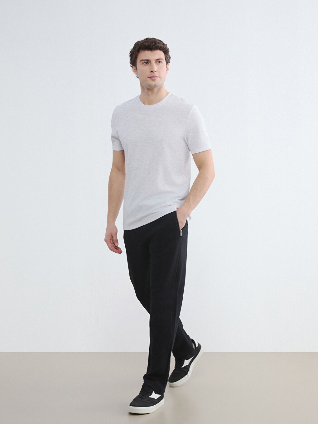 Men's Crew Neck Jersey T-Shirt-1