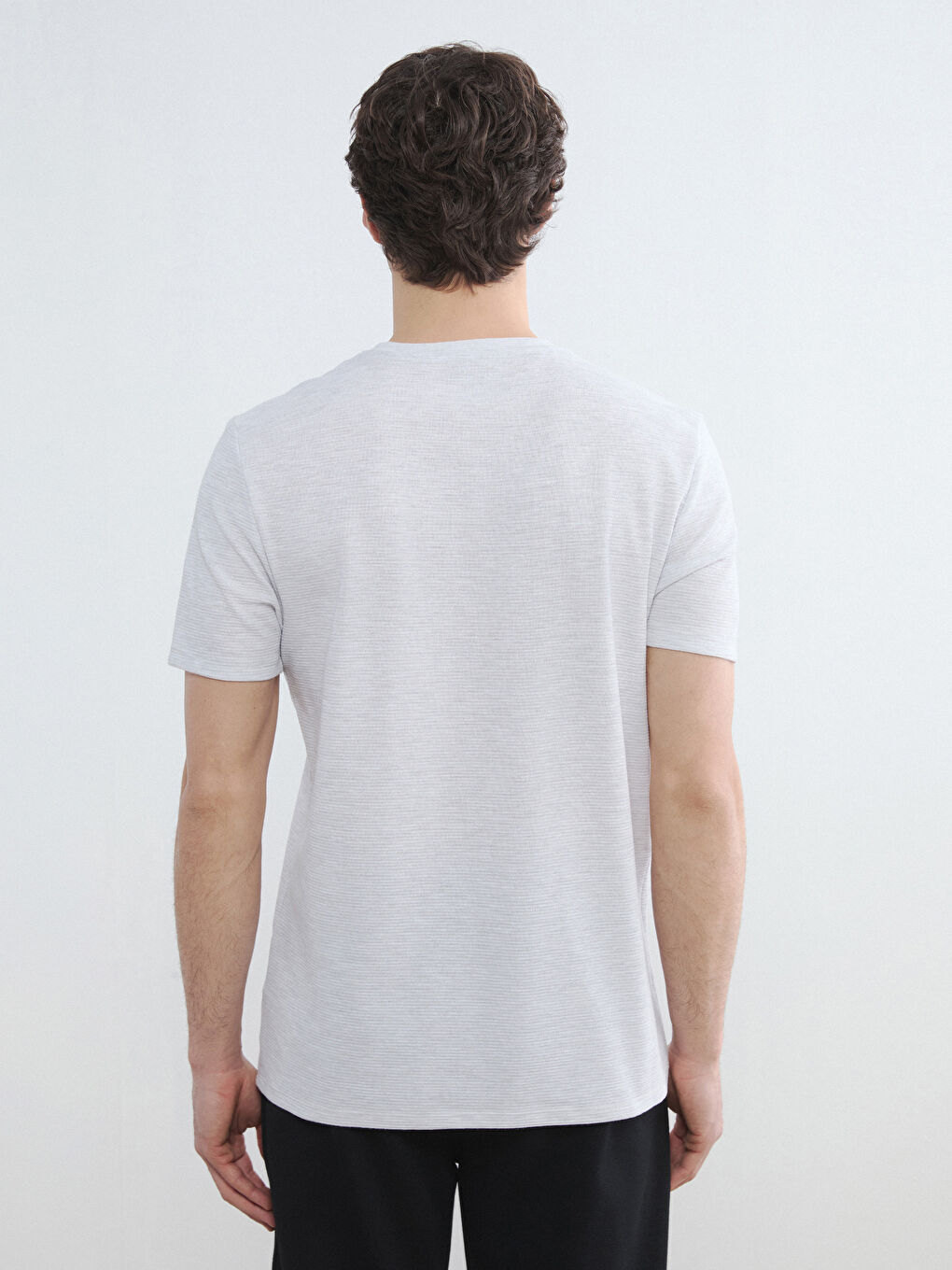 Men's Crew Neck Jersey T-Shirt-3