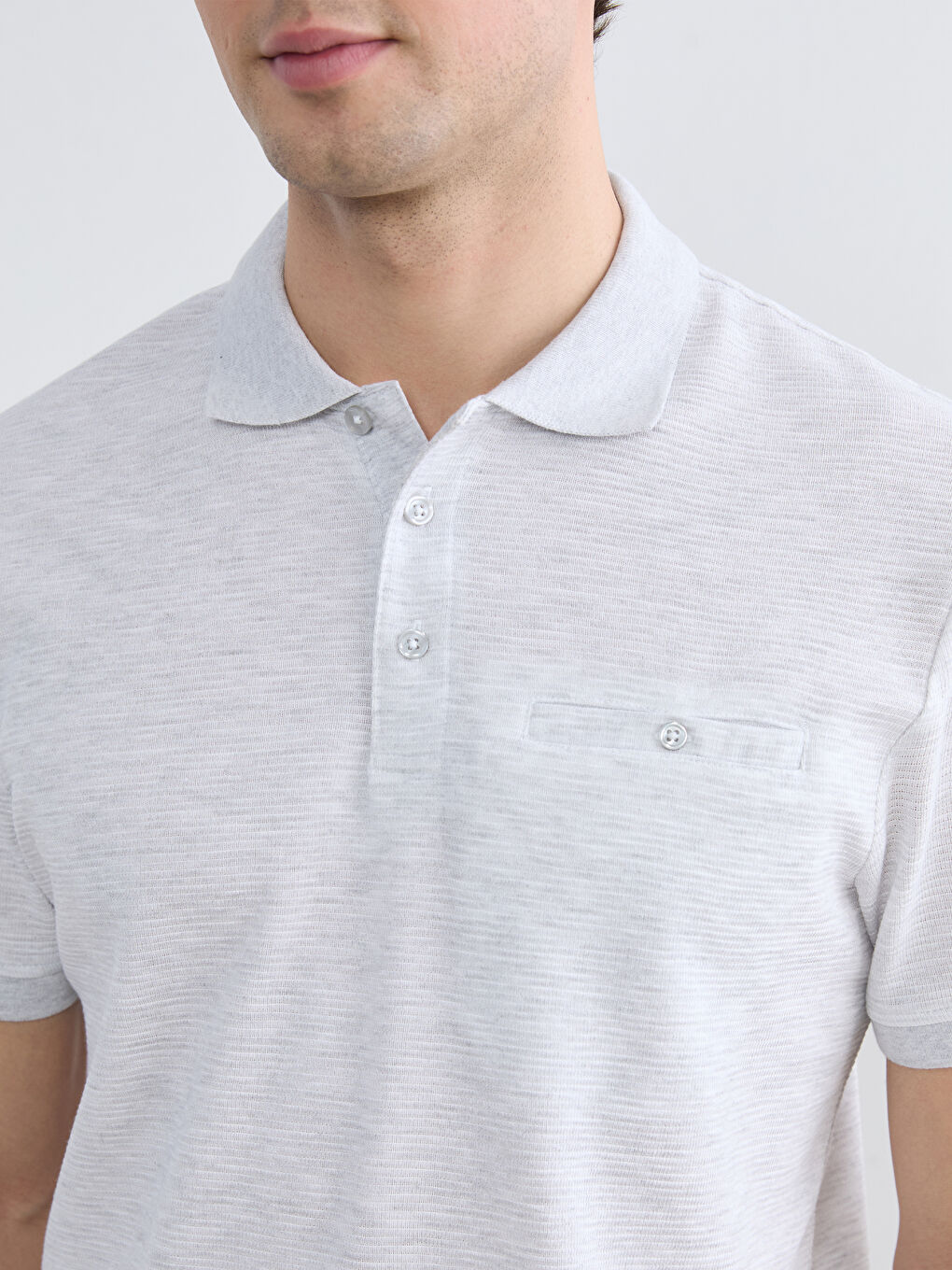 تيشيرت جيرسي رجالي بياقة بولو-2