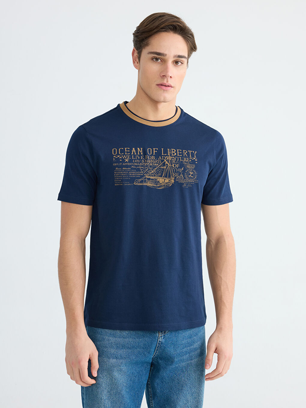 Man NAVY T-Shirt-2